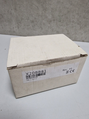 एक विस्तार स्लॉट के साथ X20BB81 B&amp;R X20 सिस्टम बस बेस