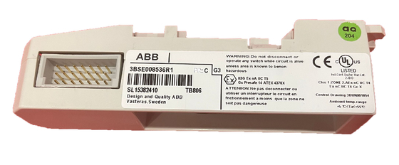 ABB TB806 3BSE008536R1 एडवांट 800xA मॉड्यूलबस एक्सटेंशन कॉर्ड एडाप्टर D-Sub 25, पुरुष