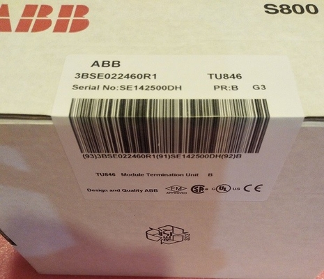 ABB TU846 3BSE022460R1 एडवांट 800xA समर्थन रिडंडेंट I/O. मॉड्यूल की ऊर्ध्वाधर स्थापना