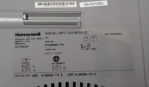CC-PDIL01 हनीवेल डिजिटल इनपुट 24V मॉड्यूल एक साल की वारंटी के साथ बिल्कुल नया