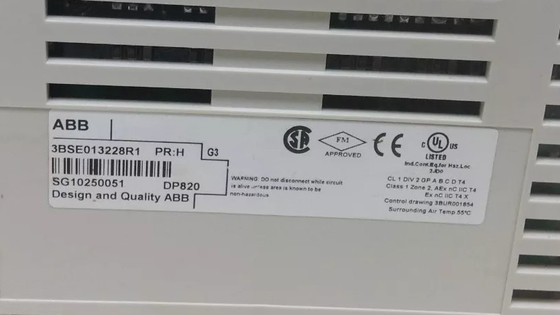 ABB DP820 3BSE013228R1 पल्स काउंटर RS-422 मॉड्यूल डीसीएस पार्ट्स स्टॉक में