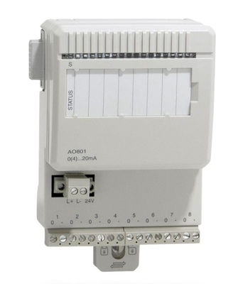 ABB AO801 3BSE020514R1 एनालॉग आउटपुट मॉड्यूल 8 चैनल