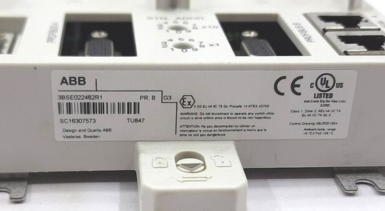 ABB TU847 3BSE022462R1 मॉड्यूल समाप्ति इकाई S800 I/O मॉड्यूल स्टॉक में