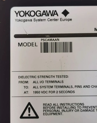 PSCAMAAN YOKOGAWA क्रिटिकल एनालॉग मॉड्यूल आपूर्तिकर्ता I/O सिग्नल पीएलसी मॉड्यूल स्वचालन प्रणाली