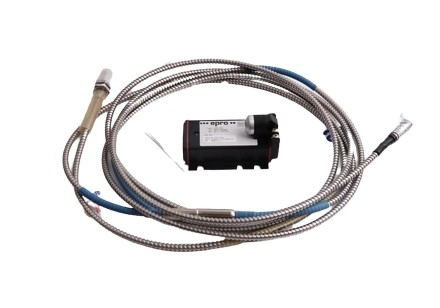 PR6424/011-100 EPRO M18x1.5 Lemo CON Plug 4m कुल केबल लंबाई धातु सुरक्षा ट्यूब के साथ