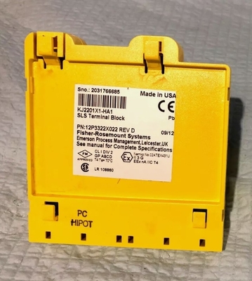KJ2201X1-HA1 12P3322X022 Emerson स्वचालन नियंत्रण प्रणाली मॉड्यूल टर्मिनल ब्लॉक