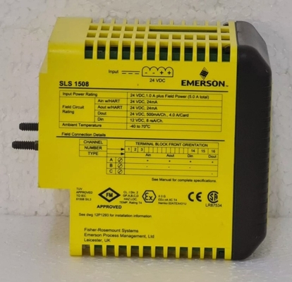 SLS1508 KJ2201X1-BA1 एमरसन लॉजिक सॉल्वर SLS 1508