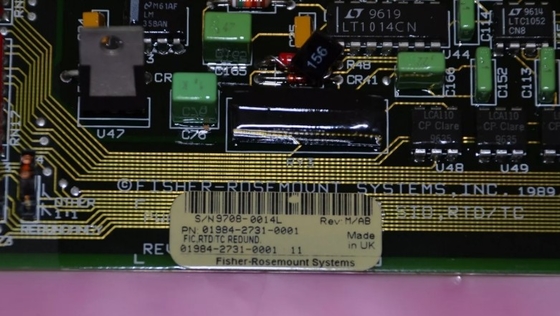 01984-2731-0001 Emerson FIC RTD/TC सर्किट बोर्ड