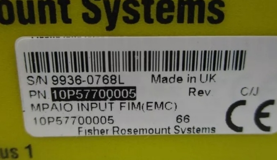 10P57700005 Emerson इंटरफेस बोर्ड एनालॉग इनपुट 16 बिंदु 4-20 mA