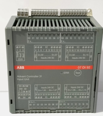 07DI92 GJR5252400R0101 एबीबी एडवांट कंट्रोलर 31 इनपुट यूनिट 07 DI 92