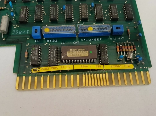 07XS01 GJR2280700R3 एबीबी कार्ड प्रोग्राम पीएलसी मॉड्यूल नियंत्रण प्रणाली