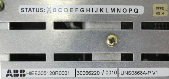 UNS0868A-P V1 HIEE305120R0001 ABB Ver. एक पावर सप्लाई मॉड्यूल
