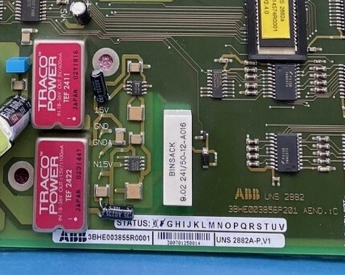 UNS2882A-P,V1 3BHE003855R0001 एबीबी इंटरफेस बोर्ड