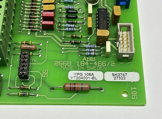 YPG106A YT204001-BL ABB एनालॉग इनपुट टर्मिनल