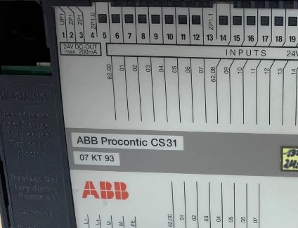 07KT93 GJR5251300R0101 ABB सेंट्रल प्रोसेसिंग यूनिट