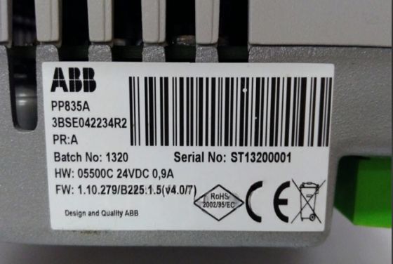 PP835A 3BSE042234R2 एबीबी टच पैनल