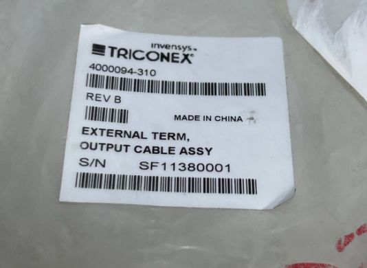 4000094-310 Invesys Triconex केबल