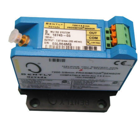 बेंटली नेवादा 18745-03 7200 सीरीज 5 और 8 मिमी प्रॉक्सिमिटर सेंसर