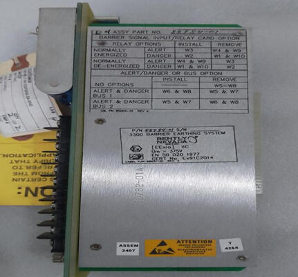 बेंटली नेवादा 88984-01 आंतरिक बाधाओं संकेत इनपुट रिले कार्ड