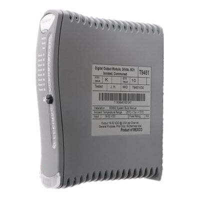 T9451 ICS ट्रिपलएक्स पीएलसी विश्वसनीय TMR 24 48V DC 8 चैनल डिजिटल आउटपुट मॉड्यूल