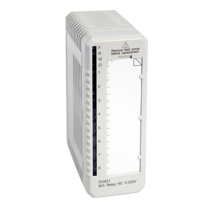 DO821 ABB डिजिटल आउटपुट रिले 8 CH 24-230V DC AC PLC स्पेयर पार्ट्स 3BSE013250R1