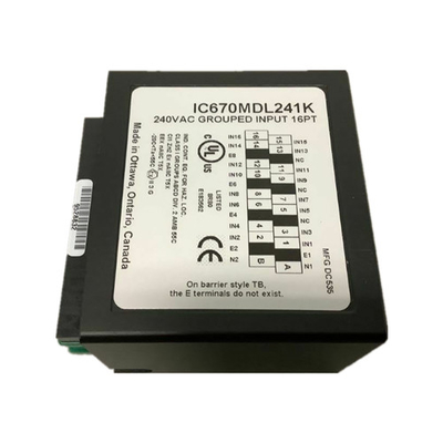 IC670MDL640 GE Fanuc GE फील्ड I/O 24VDC Pos/Neg असतत इनपुट मॉड्यूल जनरल इलेक्ट्रिक