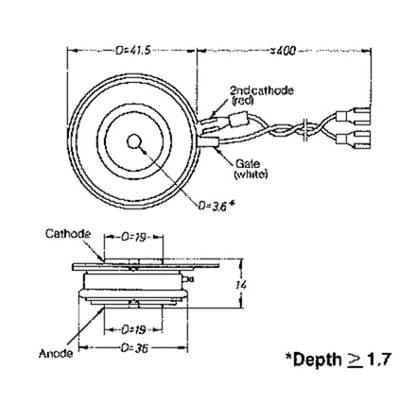 YST2-03 P12C ABB थाइरिस्टर सिलिकॉन नियंत्रित रेक्टिफायर इंडस्ट्रियल पार्ट्स मॉड्यूल YS130101-AE