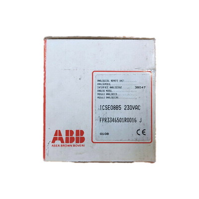 ICSE08B5 ABB Procontic CS31 ICSE08B5 एनालॉग रिमोट यूनिट 24 VDC 5W पीएलसी स्पेयर पार्ट्स FPR3346501R0016