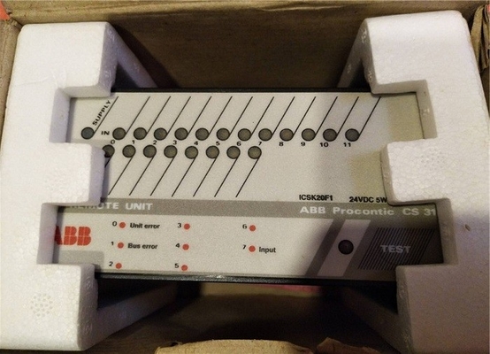 ICSK20F1 ABB Procontic CS 31 ICSK 20F1 I/O रिमोट यूनिट CS31 PLC स्पेयर पार्ट्स FPR3327101R1202