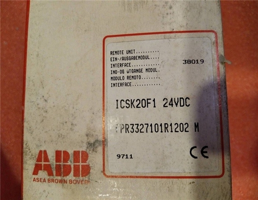 ICSK20F1 ABB Procontic CS 31 ICSK 20F1 I/O रिमोट यूनिट CS31 PLC स्पेयर पार्ट्स FPR3327101R1202
