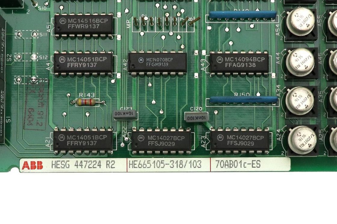 एबीबी डिजिटल आउटपुट कंट्रोल मॉड्यूल 70AB01C-ES HESG 447224 R2 कॉम्पैक्ट 16*16*12 सेमी