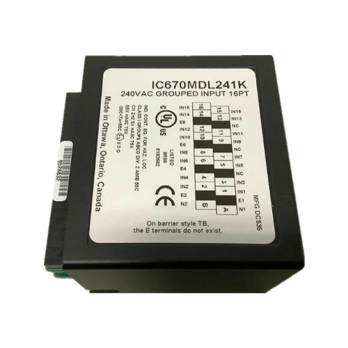 IC670MDL640 GE Fanuc GE फील्ड I/O 24VDC Pos/Neg असतत इनपुट मॉड्यूल जनरल इलेक्ट्रिक